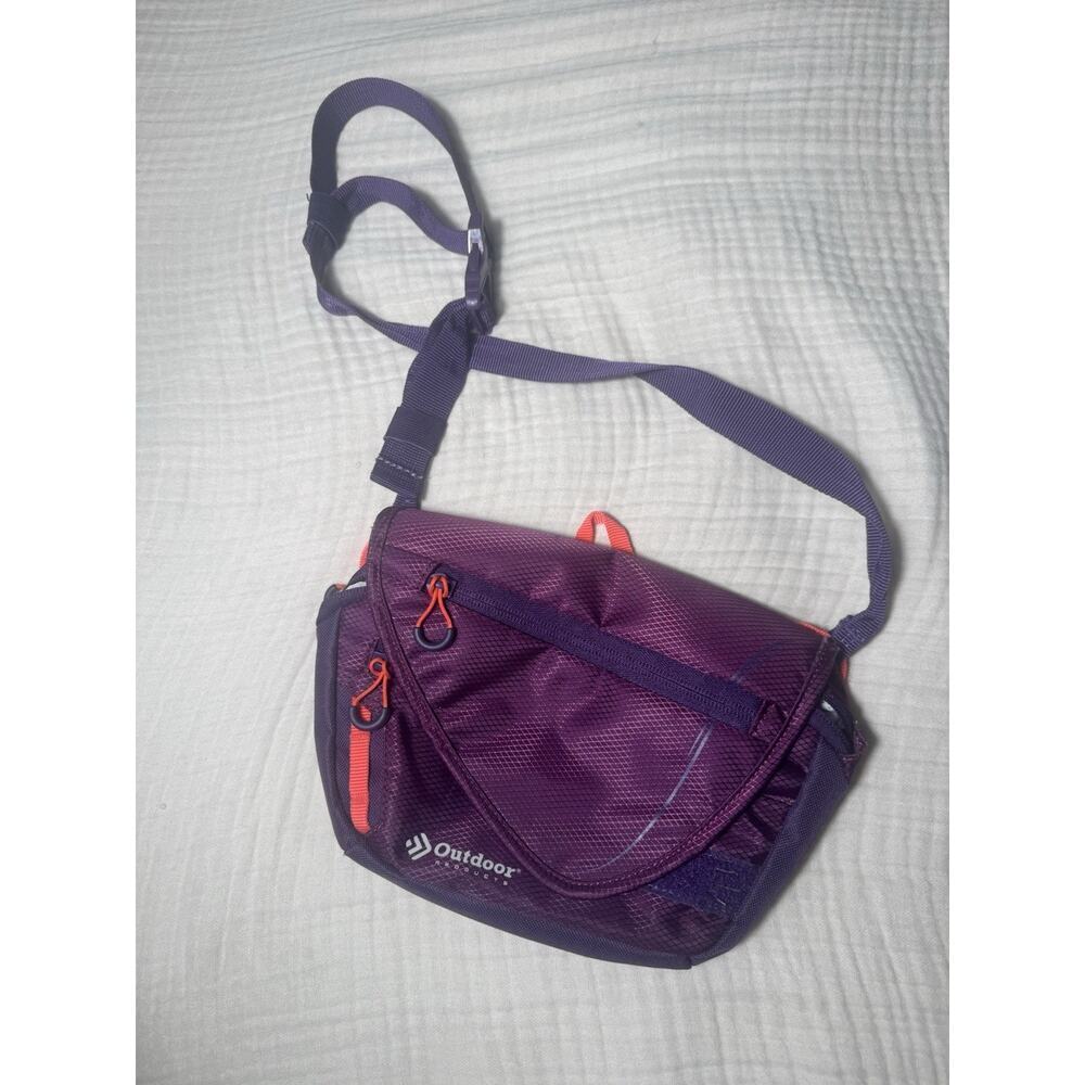 Outdoor Products Purple Fanny Pack Multiple‎ Zipper Pockets Hiking